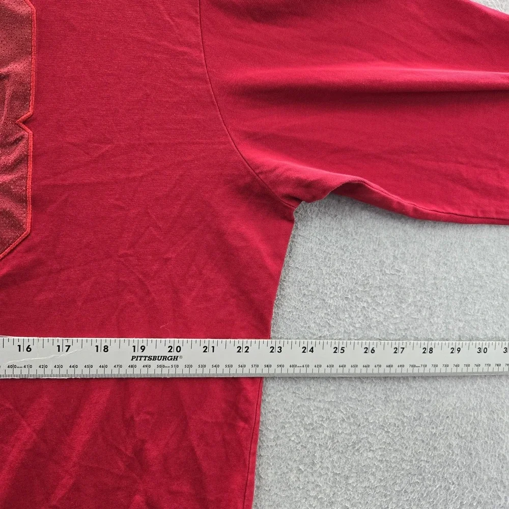 Jordan Shirt XL Red Number 23 Logo Long Sleeve